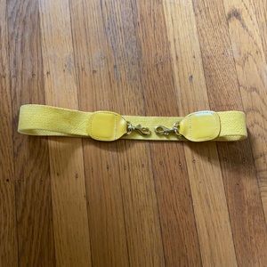 Clare v vivier yellow strap